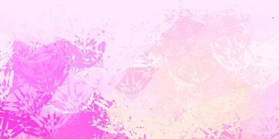 Dark Pink vector texture with random triangles.