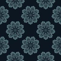 Seamless pattern of winter snowflakes. Good for backgrounds, prints, apparel and textiles. illustration. vector