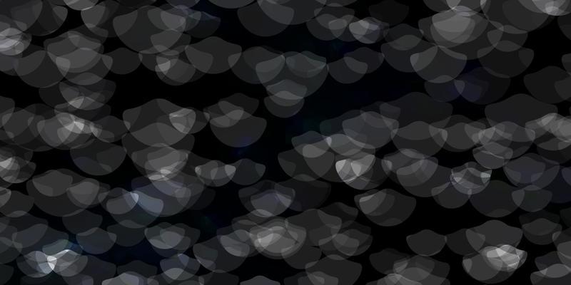 Dark BLUE vector backdrop with circles.
