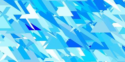 Light blue vector background with polygonal forms.