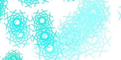 Light Green vector texture with memphis shapes.