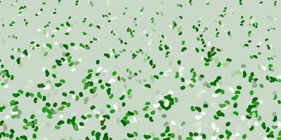 Light green vector background with random forms.
