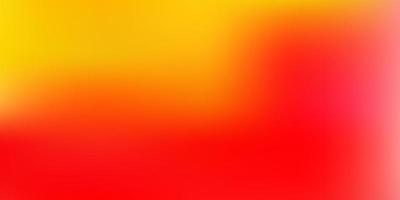 Light red, yellow vector blur drawing.