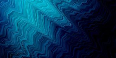Dark BLUE vector pattern with curves.