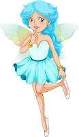 Beautiful fairy girl cartoon character vector