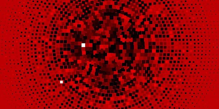 telón de fondo de vector rojo claro con rectángulos.