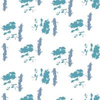 Seamless abstract pattern from paint strokes. Grunge style vector