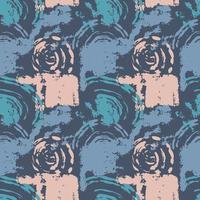 Seamless abstract pattern from paint strokes. Grunge style vector