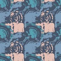 Seamless abstract pattern from paint strokes. Grunge style vector