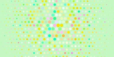 Light Multicolor vector pattern with spheres.