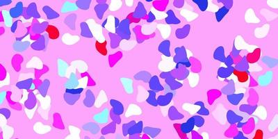 Light blue, red vector pattern with abstract shapes.