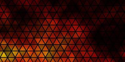 Dark Orange vector pattern with polygonal style.