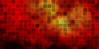 Dark Orange vector texture in rectangular style.