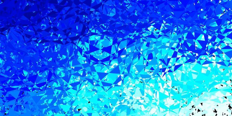 Dark blue vector pattern with polygonal shapes.