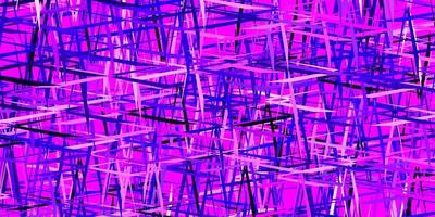 Dark Purple, Pink vector pattern with sharp lines.