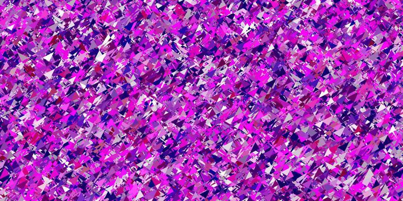 Light Purple, Pink vector background with polygonal style.