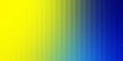 Light Blue, Yellow vector texture in rectangular style.