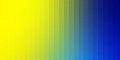 Light Blue, Yellow vector texture in rectangular style.