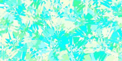 Light Blue, Green vector pattern with polygonal shapes.