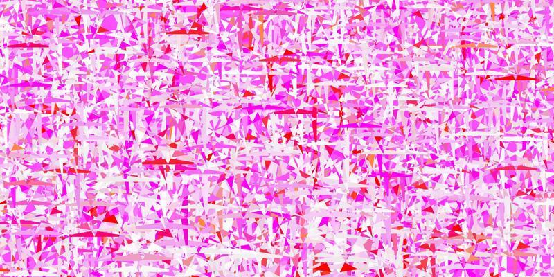 Light Pink, Yellow vector texture with triangular style.