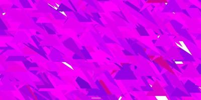 Light purple vector backdrop with triangles, lines.