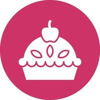 Apple Pie Icon Style vector