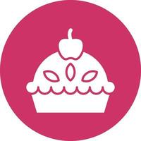 Apple Pie Icon Style vector