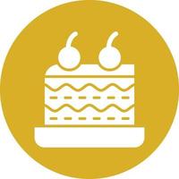 Cake Piece Icon Style vector