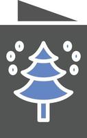 Christmas Card Icon Style vector