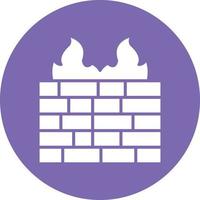 Firewall Icon Style vector
