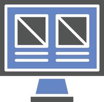 Wireframe Icon Style vector