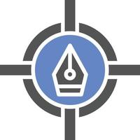 Target Icon Style vector
