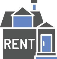 House Rent Icon Style vector