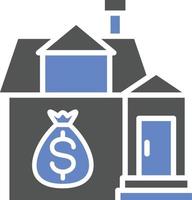 House Payment Icon Style vector