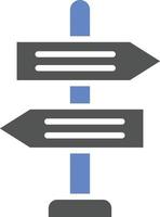 Signpost Icon Style vector