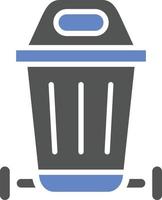 Trash Can Icon Style vector