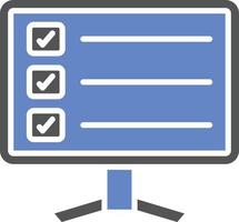 Survey Icon Style vector
