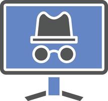 Incognito Icon Style vector