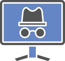 Incognito Icon Style vector