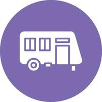 Caravan Icon Style vector