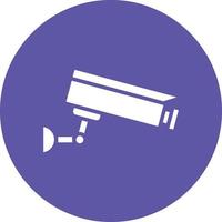 estilo de icono de cámara cctv vector