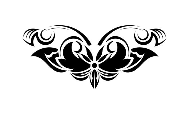 Vintage Baroque Victorian frame border monogram floral ornament. Tattoo black and white filigree calligraphic vector heraldic shield swirl