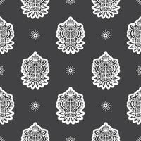 Seamless pattern with a lion's head in a simple style. Good for backgrounds, prints, apparel and textiles. illustration. vector