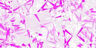 Light purple vector layout with triangle forms.