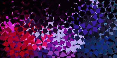 Dark pink, green vector background with polygonal forms.