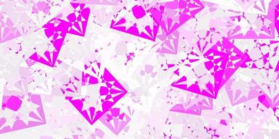 Light Purple vector texture with random triangles.