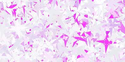 Light Purple vector background with polygonal forms.