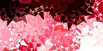 Light Pink, Red vector background with polygonal forms.