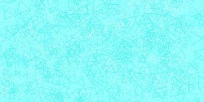 Light BLUE vector backdrop with triangles, lines.