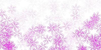 Light pink vector abstract layout with leaves.